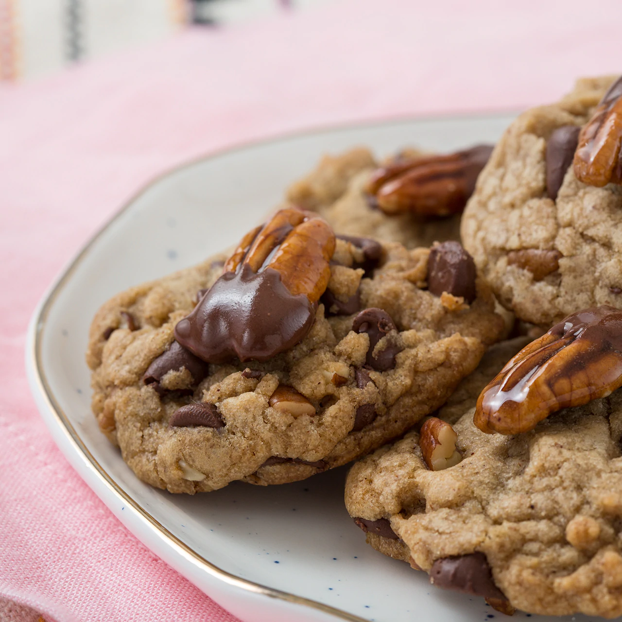 Brown Butter Pecan & Chocolate Chip Cookies